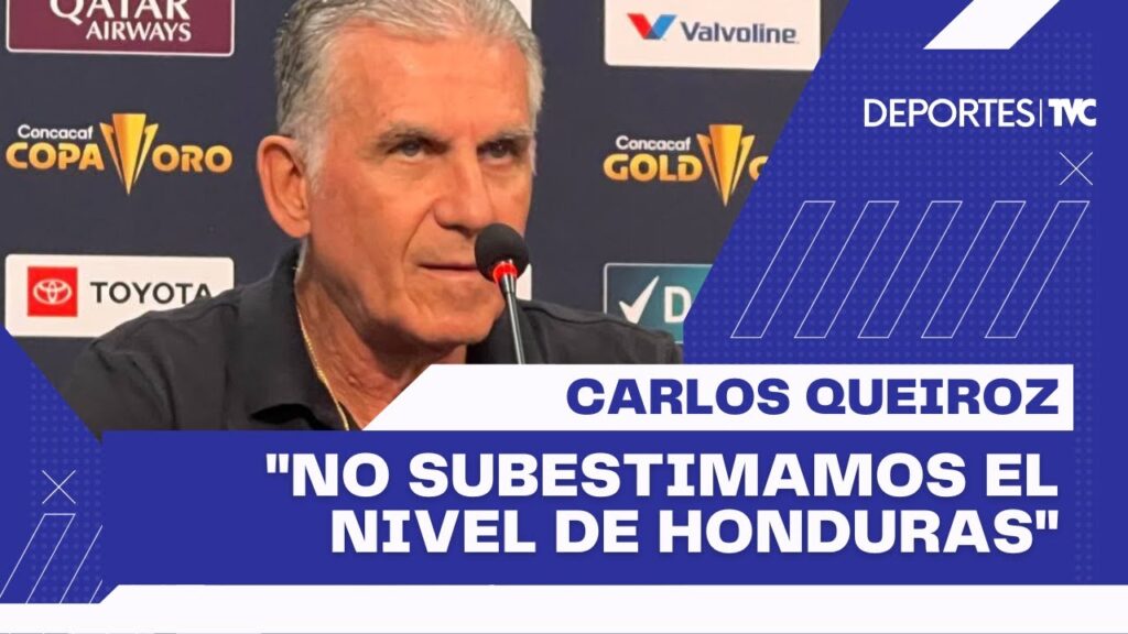 Carlos Queiroz, entrenador de Qatar confiesa que no le preocupa Honduras tras debut en Copa Oro