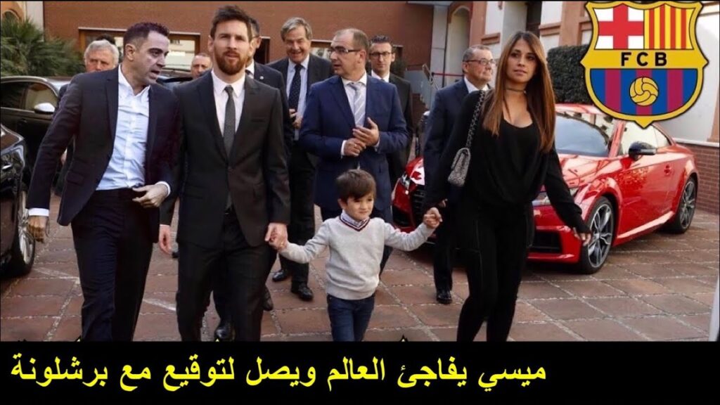 officially lionel messi arrives in fc barcelona new signing