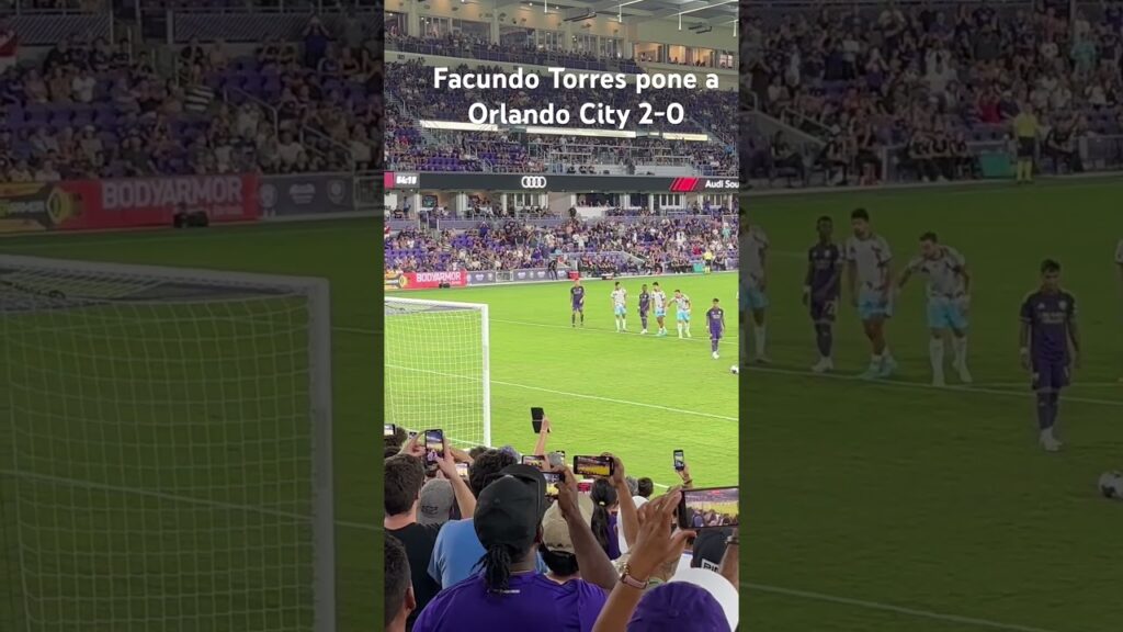 Facundo Torres scores a penalty for Orlando City