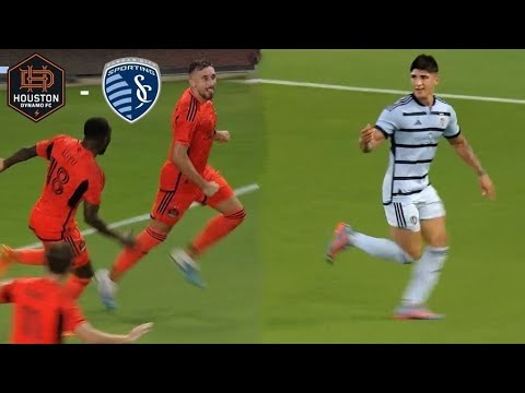 Alan Pulido 2 Amazing Goals vs Hector Herrera 2 Assists - Sporting KC vs Houston Dynamo 08/07/2023