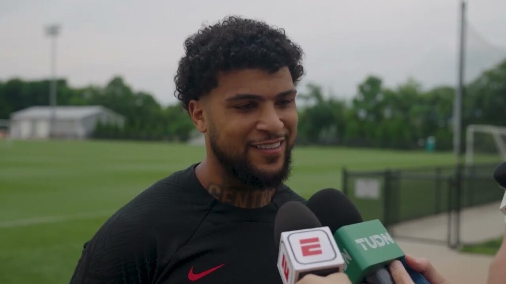 USMNT DEFENDER DeANDRE YEDLIN practice report; Team USA vs Canada in QFs of Gold Cup USMNT DEFENDER DeANDRE YEDLIN practice report; Team USA vs Canada in QFs of Gold Cup
