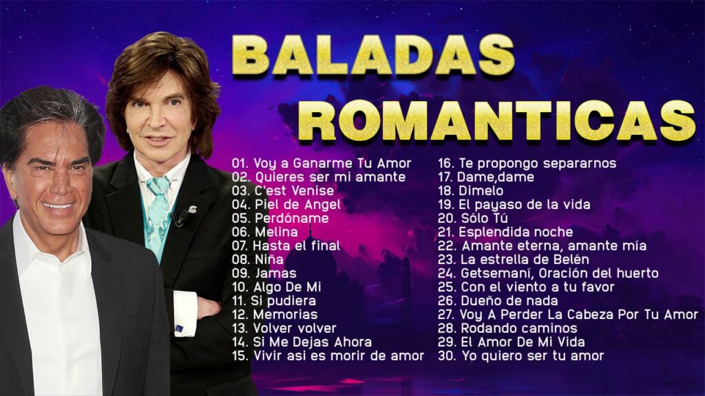 CAMILO SESTO y JOSÉ LUIS RODRÍGUEZ ÉXITOS SUS MEJORES CANCIONES ROMANTICAS 30 GRANDES EXITOS