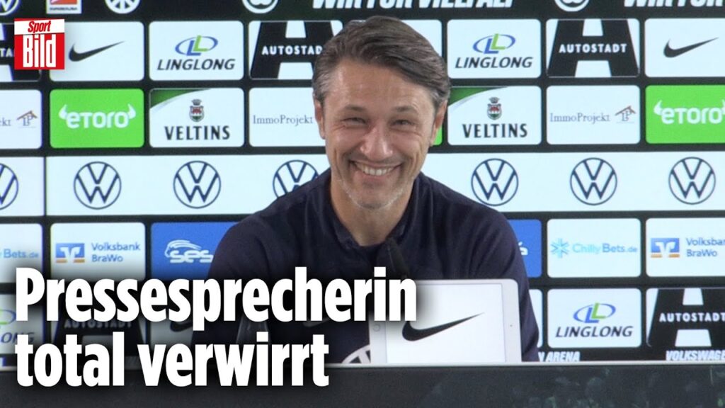 Schaut euch dieses diebische Grinsen von Niko Kovac an!