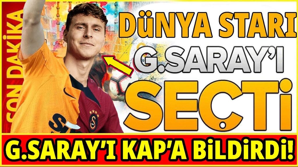 DÜNYACA ÜNLÜ SÜPER YILDIZ GALATASARAY'I SEÇTİ! NELSSON'DAN BİLE İYİ..