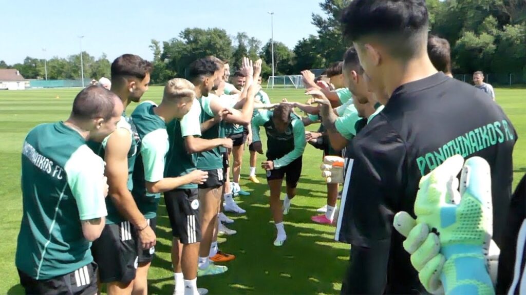 Καλωσόρισμα Τζούριτσιτς με πράσινο τούνελ! / PAO TV