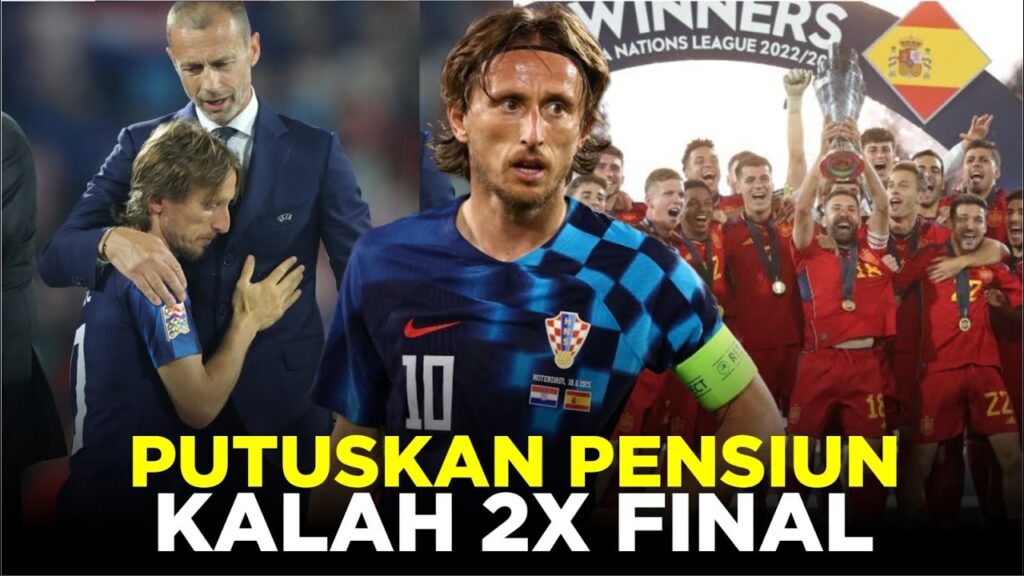 PUTUSKAN PENSIUN DARI TIMNAS KROASIA, PENYESALAN BESAR SEORANG LUKA MODRIC SETELAH GAGAL DI 2 FINAL