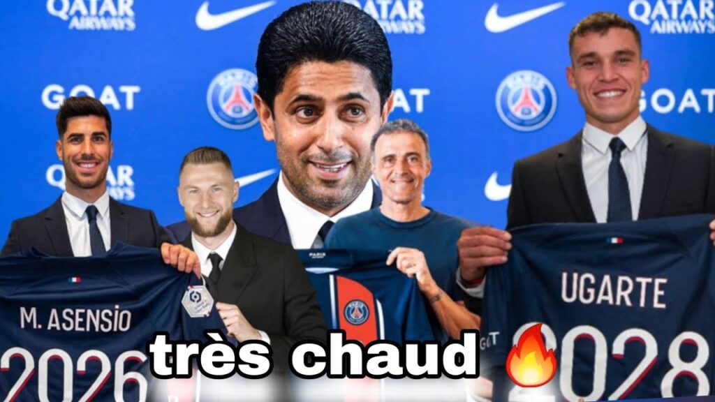 Psg annonce ugarte après asensio et skriniar...yann sommer à inter pour succède onana.