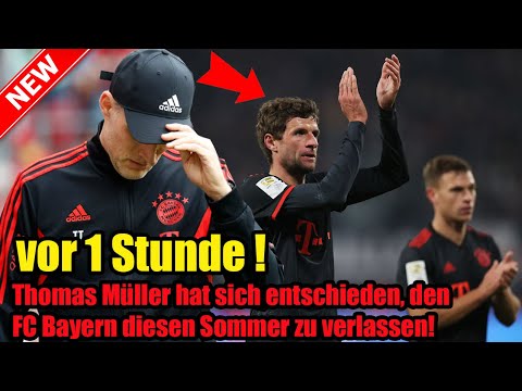Schock! vor 1 Stunde ! Thomas Müller hat sich entschieden, den FC Bayern diesen Sommer zu verlassen!