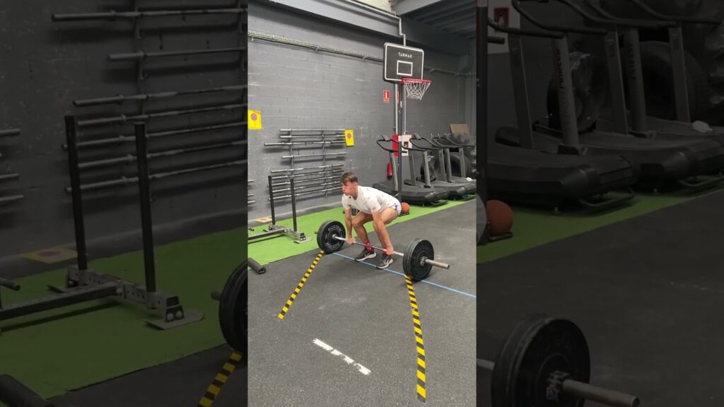 Ante Budimir - Barbell Power Clean 60 kg for reps