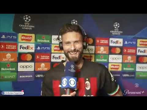 Thierry Henry qui taquine Olivier Giroud