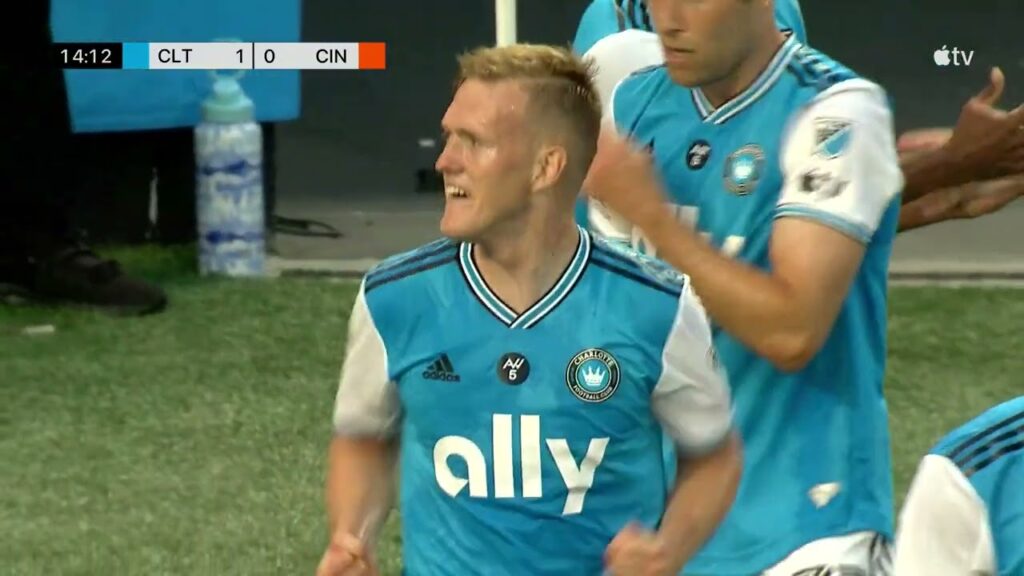 Karol Swiderski Nice Goal - Charlotte FC vs FC Cincinnati 1-0