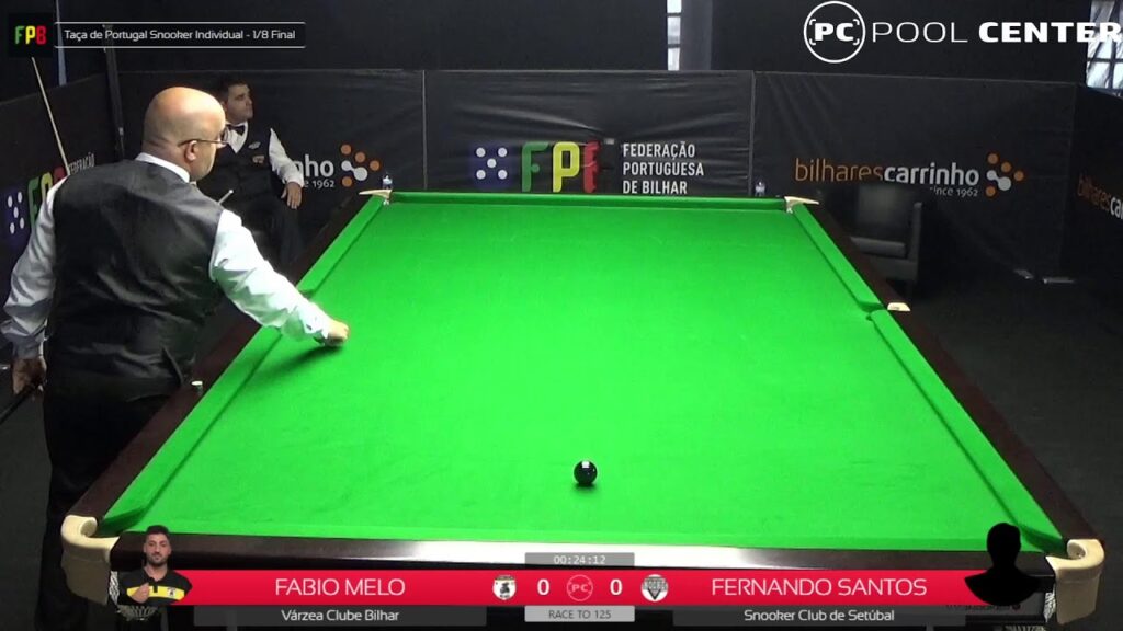 Taça de Portugal Snooker Individual - Oitavos de final - Fábio Melo x Fernando Santos