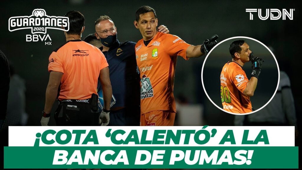 Rodolfo Cota fue a callar a la banca de Pumas, después se abraza con Lillini | TUDN