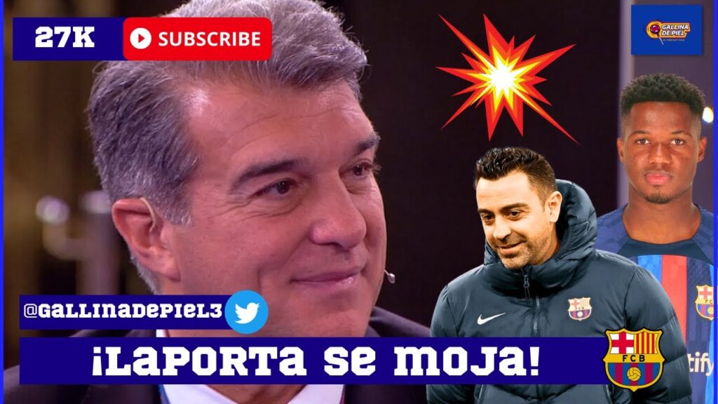 🚨 NOTICIAS BARÇA: ¡LAPORTA revela detalles sobre ANSU FATI, XAVI, ESPAI BARÇA y mucho más!