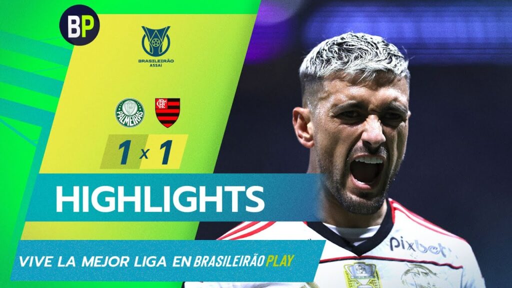 EL MENGAO SE LLEVÓ UN VALIOSO PUNTO DE PALMEIRAS CON DE ARRASCAETA | PAL 1x1 FLA #Brasileirao