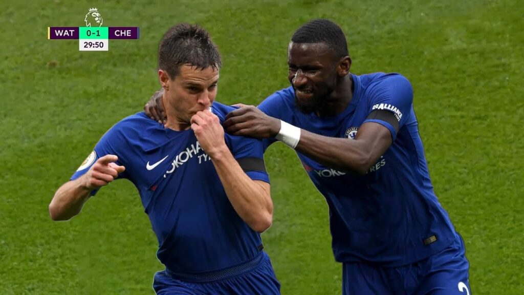 César Azpilicueta All Goals for Chelsea ● With Commentary