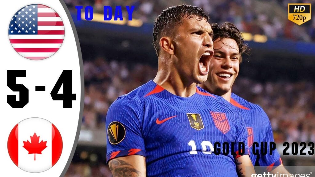 USA vs Canada 2-2 Pen 3-2 All Goals & Extended Highlights - 2023