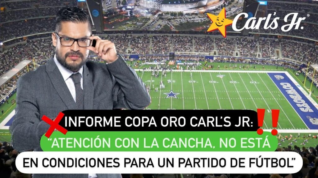❗️Informe Copa Oro Carl’s Jr 🎙️: "Atención con la cancha, no está en condiciones para un partido" 😤