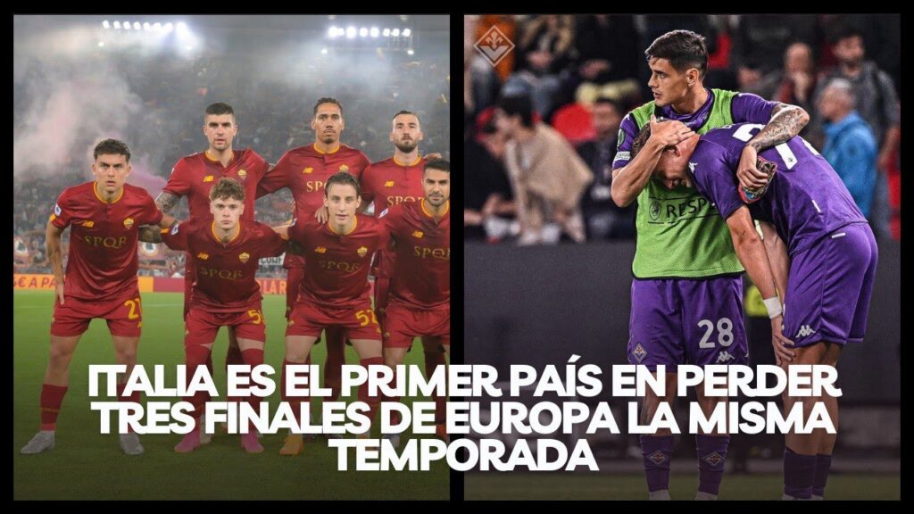 ITALIA ES EL PRIMER PAÍS EN PERDER TRES FINALES DE EUROPA LA MISMA TEMPORADA ITALIA ES EL PRIMER PAÍS EN PERDER TRES FINALES DE EUROPA LA MISMA TEMPORADA