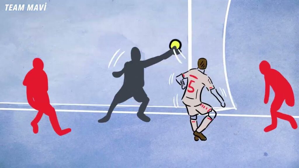 JOAKIM MAEHLE GOAL EURO2021 (ANIMATION)