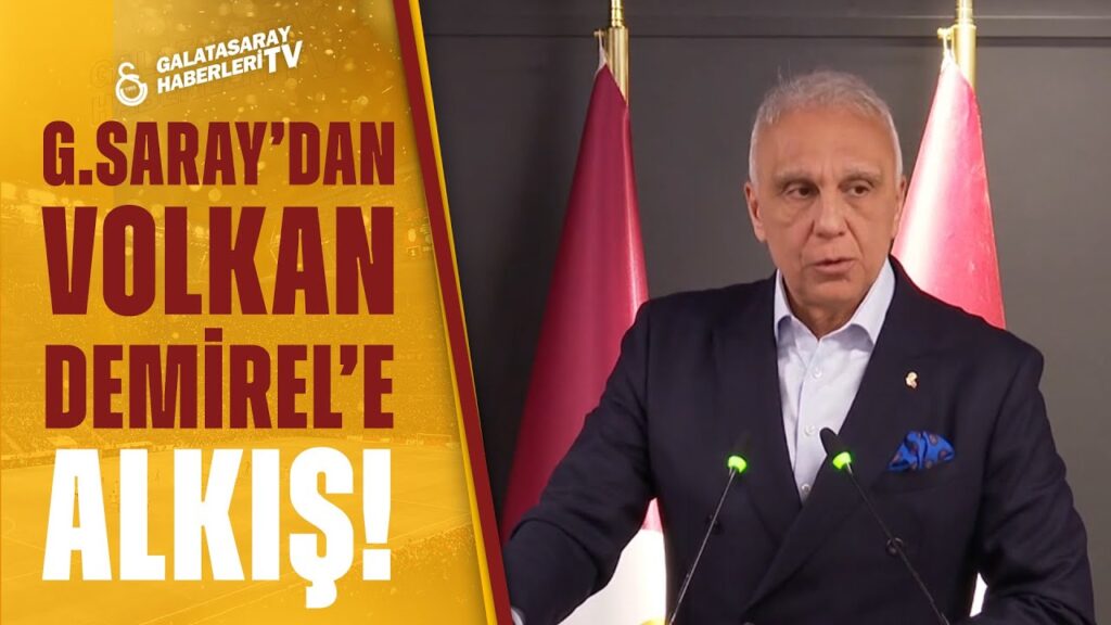 Galatasaray Divan Kurulu'nda Volkan Demirel'e Alkış!