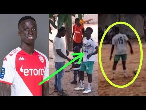 Sénégal : en vacances à Ziguinchor, Krépin 🇸🇳🦁organise un match de gala sur un terrain improbable !