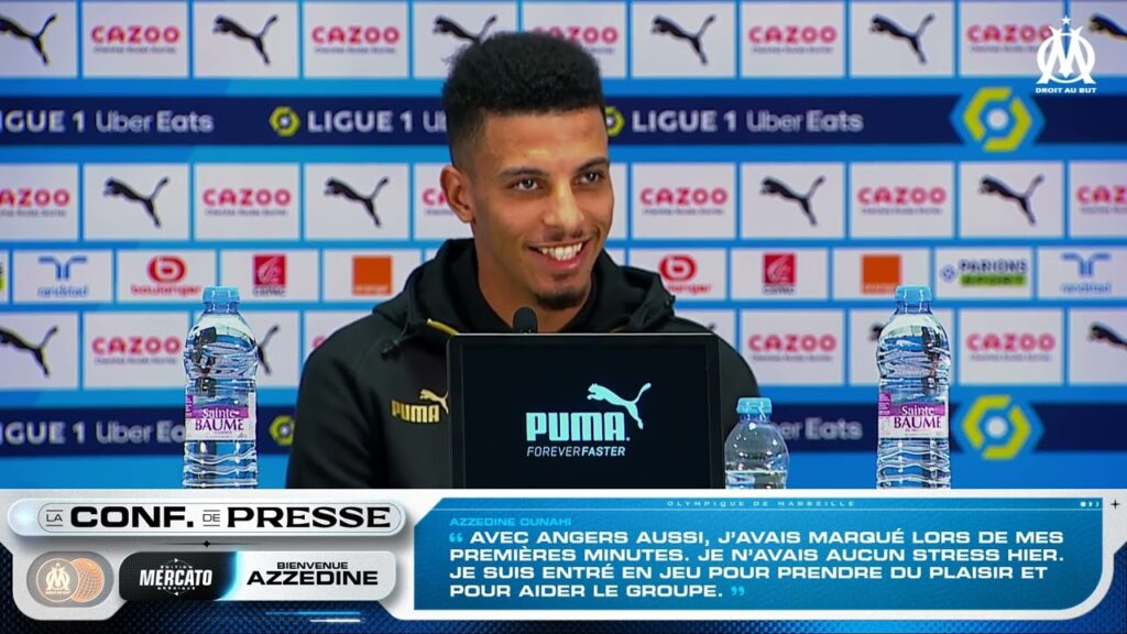 les présentations d'Azzedine Ounahi et Vitinha en présence de Pablo Longoria