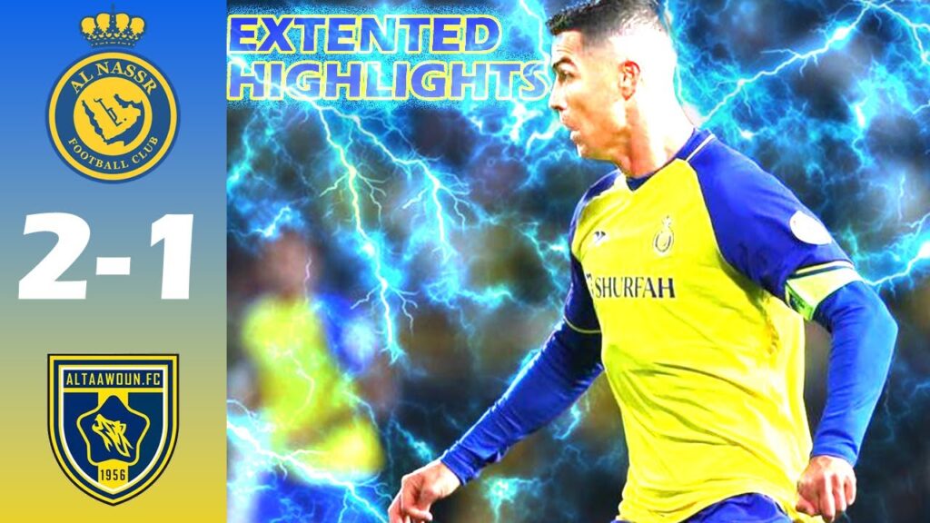 Ronaldo's crazy assist for the win | Al Nassr vs Al Taawoun extended highlights 2-1