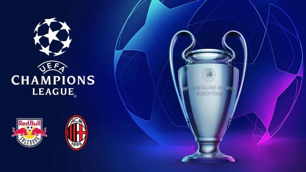 Red Bull Salzburg 1 - 0 AC Milan Goal Noah Okafor | UEFA Champions League