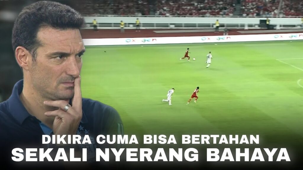 "Sempat Dibuat Panik..!!” Reaksi Lionel Scaloni Melihat Permainan Solid Indonesia