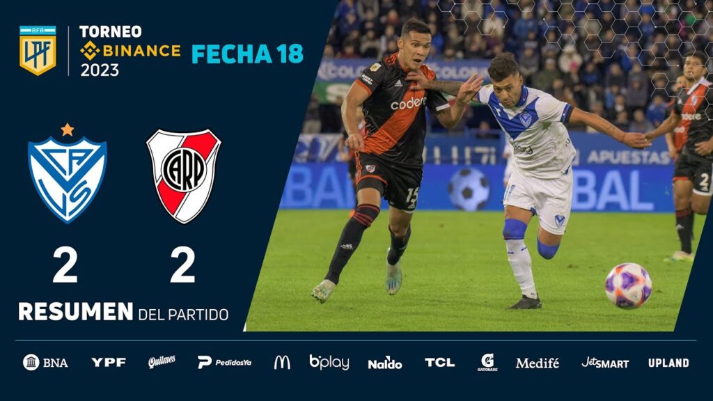 #TorneoBinance 2023 | Fecha 18 | resumen de Vélez – River #TorneoBinance 2023 | Fecha 18 | resumen de Vélez - River