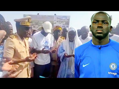 #Fouta Ngano Pose 1er pierre poste santé de Ngano financé par Kalidou Koulibaly🇸🇳🦁