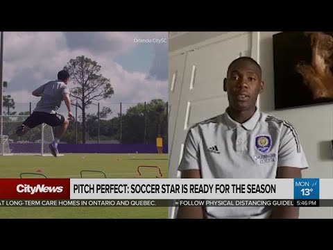 Canadian soccer star staying in shape during league shutdown