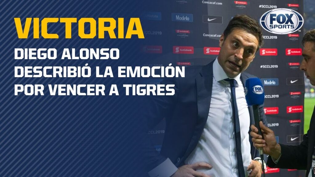 Las emocionantes palabras de Diego Alonso por título de Rayados