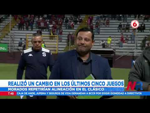 Saprissa solo hizo un cambio en su titular en los últimos 5 juegos