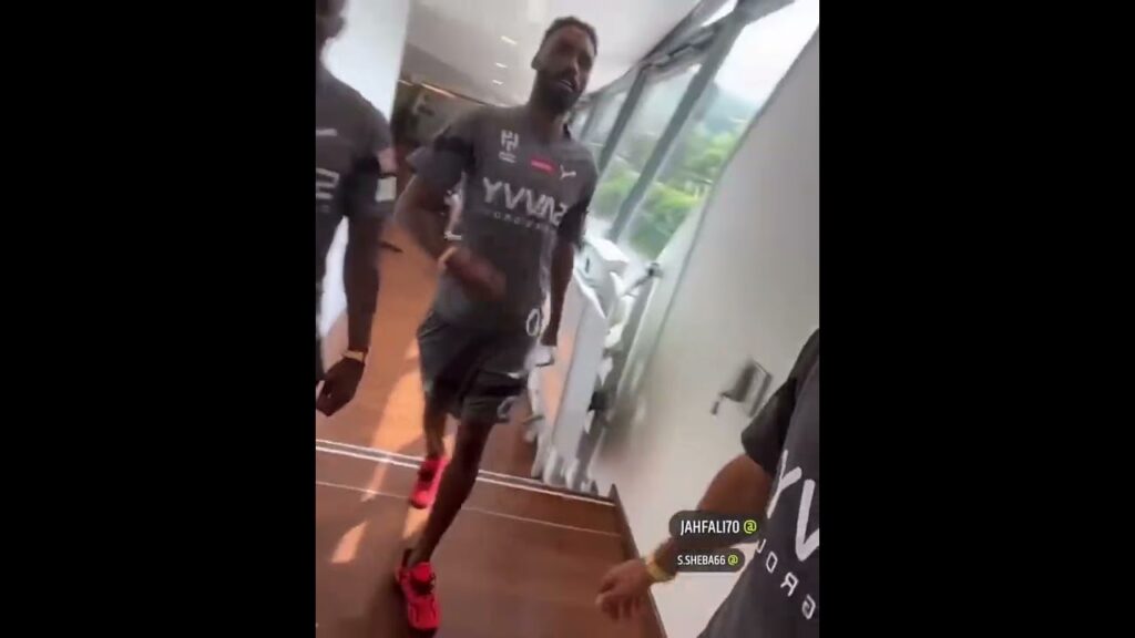 عبدالإله المالكي وسعود وجحفلي خلال المعسكر