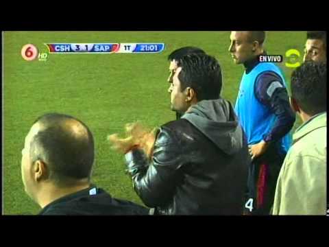 02-11-2014 Gol de Club Sport Herediano. Esteban Ramírez hace la tercera anotación
