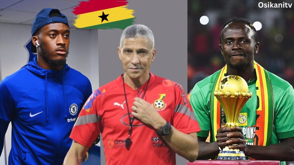 BLACK STARS TARGET CALLUM HUDSON-ODOI LATEST 🇬🇭 SADIO MANE TIPS GHANA TO WIN AFCON & JORDAN AYEW