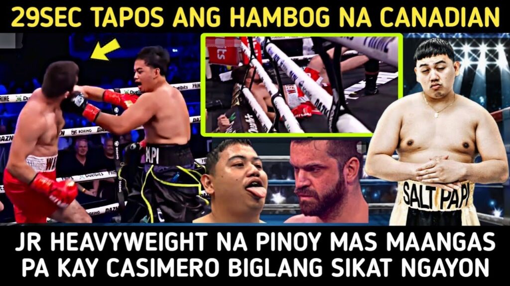 29SEC TAPOS ANG HAMBOG NA CANADIAN PINOY NA MAANGAS BIGLANG SIKAT NGAYON