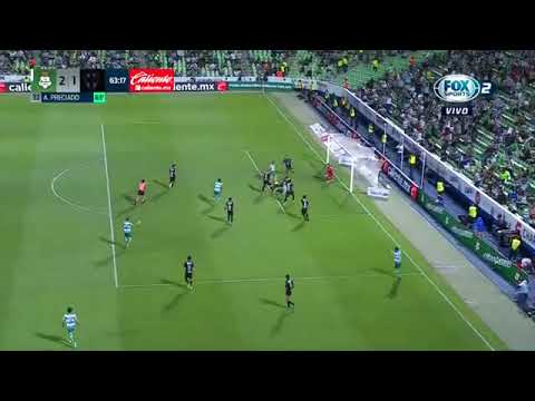 GOL DE AYRTON PRECIADO - SANTOS 2-1 MONTERREY