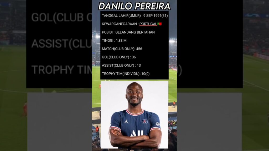 PROFIL DAN STASTIK PEMAIN BOLA || DANILO PEREIRA