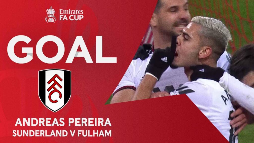 GOAL | Andreas Pereira | Sunderland 0-2 Fulham | Fourth Round Replay | Emirates FA Cup 2022-23