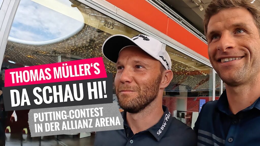 Putting-Contest in der Allianz Arena – Thomas Müller golft in seinem Wohnzimmer Teil 2