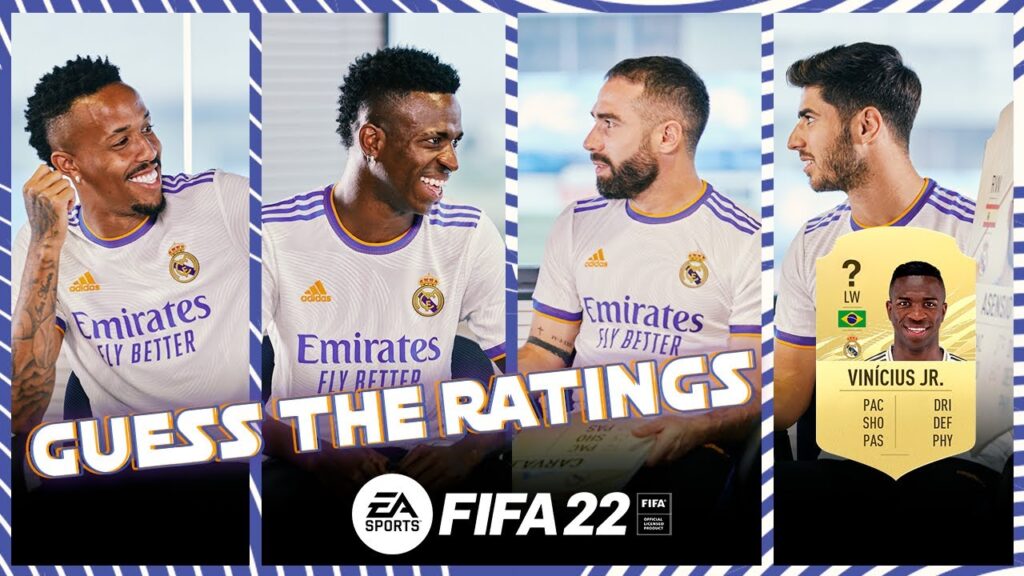 Vini Jr., Carvajal, Asensio & Militão guess FIFA 22 RATINGS! | Real Madrid