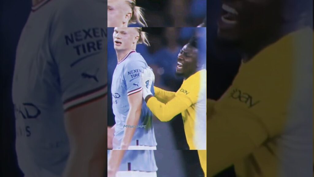 Halaand Angry vs Onana #shorts