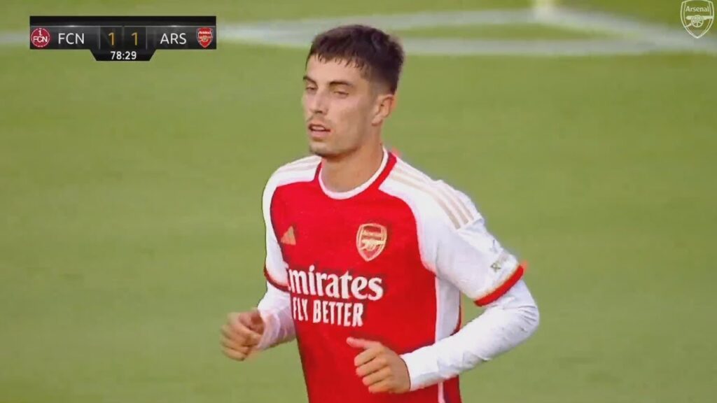 Kai Havertz Arsenal DEBUT vs Nurnberg | 23/24