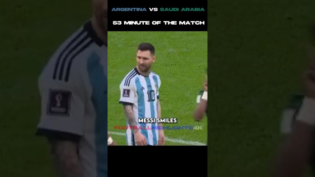 Saudi Defender showing Messi Levels 🥶 #youtube #shorts #football