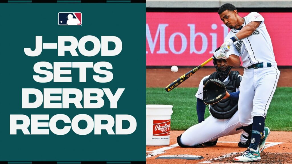 41 HOMERS for JULIO RODRÍGUEZ in Round 1 of the Home Run Derby!! He sets single-round RECORD!