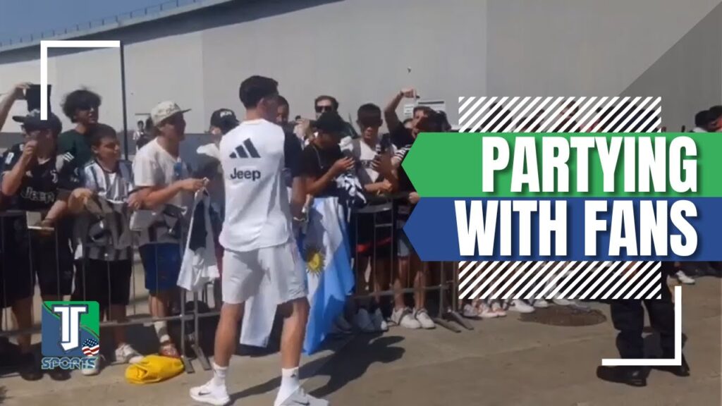 WATCH: Dusan Vlahovic and Juventus FC REPORT for TRAINING as FANS go crazy around them