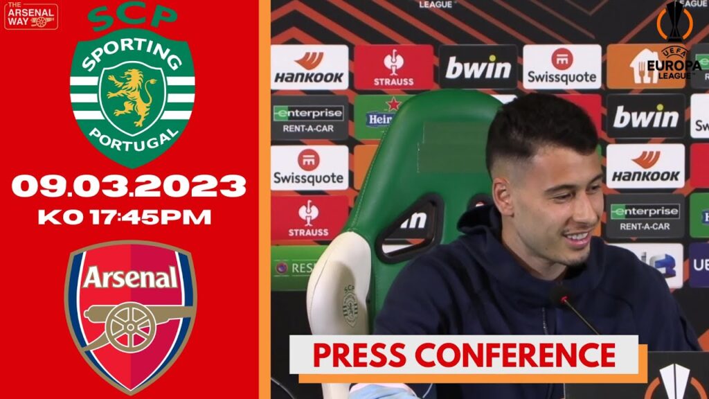 "SAKA? HE WILL STAY FOR SURE"! | Gabriel Martinelli Previews Sporting Lisbon v Arsenal | VIDEO